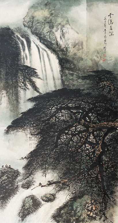 黎雄才 山水 镜心